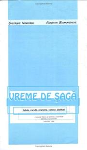 Cover of: Vreme de saga