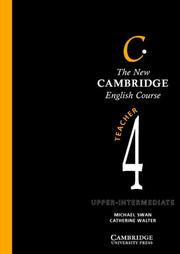 Cover of: The New Cambridge English Course 4 Teacher's book (The New Cambridge English Course)