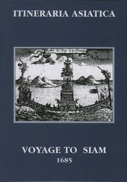 Cover of: Voyage to Siam Performed by Six Jesuits... (Itineraria Asiatica)