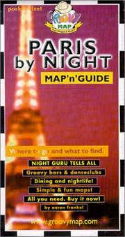 Cover of: Groovy Map 'n' Guide : Paris By Night (Groovy Map "N" Guide)