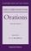Cover of: Dio Chrysostom Orations
