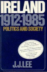 Cover of: Ireland, 1912-1985 by Lee, Joseph
