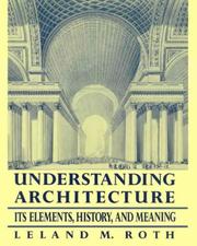 Cover of: Understanding Architecture