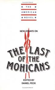 Cover of: New essays on The last of the Mohicans