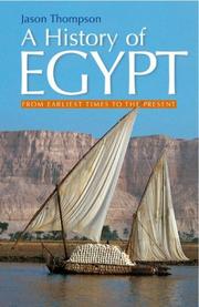 Cover of: A History of Egypt by Jason Thompson