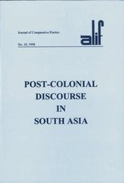 Cover of: ALIF 18 Post-Colonial Discourse (Alif)