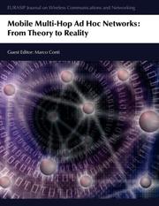 Cover of: Mobile Multi-Hop Ad Hoc Networks by Marco Conti