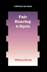 Cover of: Fair Hearing in Nigeria