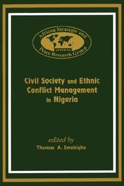 Cover of: Civil Society and Ethnic Conflict Management in Nigeria