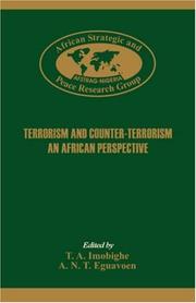 Cover of: Terrorism and Counter-Terrorism. An Africa Perspective.