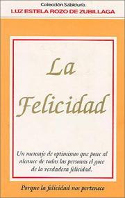 Cover of: La felicidad