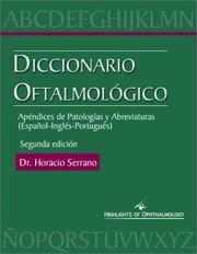 Cover of: Diccionario Oftalmologico by Prof. Benjamin Boyd, Prof. Benjamin Boyd