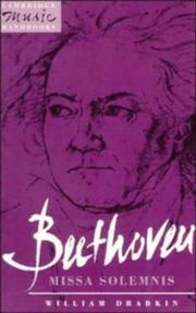 Cover of: Beethoven, Missa solemnis
