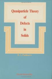 Cover of: Quasiparticle Theory of Defects in Solids