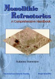 Cover of: Monolithic Refractories: A Comprehensive Handbook