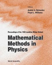 Cover of: Mathematical Methods in Physics | 