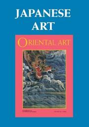 Cover of: Japanese Art (Oriental Art Collected Articles series)