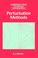 Cover of: Perturbation methods