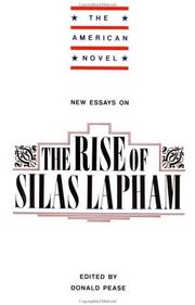 Cover of: New essays on the Rise of Silas Lapham | 