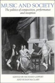 Cover of: Music and Society by Richard D. Leppert, Susan McClary