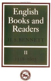 Cover of: English Books and Readers 2: 1558-1603 (Cambridge Paperback Library)