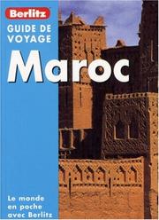 Cover of: Morocco Berlitz French Pocket Gui