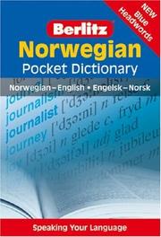 Cover of: Berlitz Norwegian Pocket Dictionary: Norwegian - English / Engelsk-norsk (Berlitz Pocket Dictionaries)
