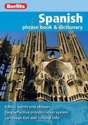 Cover of: Berlitz Spanish Phrase Book & Dictionary (Berlitz Phrase Book)