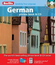 Cover of: Berlitz German Phrase Book