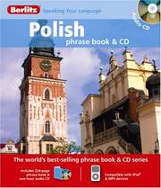 Cover of: Berlitz Polish Phrase Book