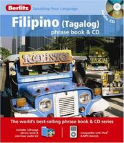 Cover of: Berlitz Filipino Tagalog Phrase Book by Berlitz