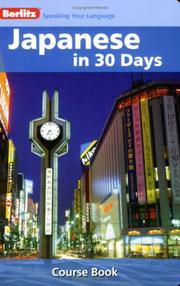 Cover of: Berlitz Japanese in 30 Days