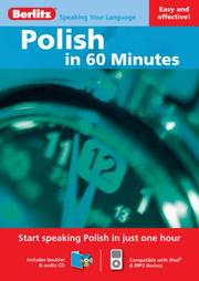 Cover of: Polish in 60 Minutes (Berlitzin 60 Minutes)