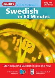 Cover of: Swedish in 60 Minutes (Berlitzin 60 Minutes)