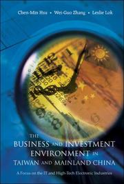 Cover of: Business and Investment Environment in Taiwan and Mainland China by Chen-Min Hsu