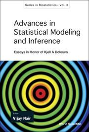 Cover of: Advances in Statistical Modeling and Inference: Essays in Honor of Kjell a Doksum (Series in Biostatistics) (Series in Biostatistics)