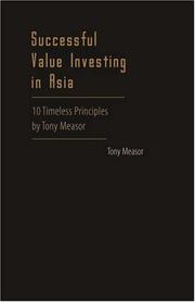 Cover of: Successful Value in Investing in Asia: 10 Timeless Principles