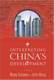 Cover of: Interpreting China's Development