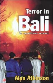 Cover of: Terror in Bali by Alan Atkinson