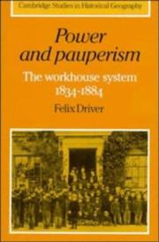 Cover of: Power and pauperism by Felix Driver