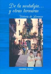 Cover of: de La Nostalgia y Otras Ternuras