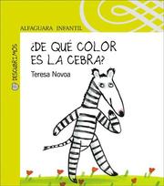 Cover of: de Que Color Es La Cebra?