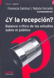 Cover of: Y La Recepcion? by Natalia Ferrante, Florencia Saintout
