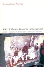 Cover of: Andres Di Tella by Paul Firbas, Pedro Meira Monteiro