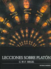 Cover of: Lecciones Sobre Platon by Georg Wilhelm Friedrich Hegel