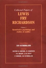 Cover of: Quantitative psychology and studies of conflict