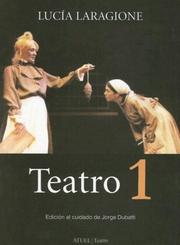 Cover of: Teatro 1 by Lucia Laragione