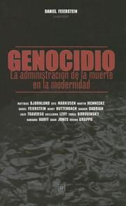 Cover of: Genocidio by Daniel Feierstein