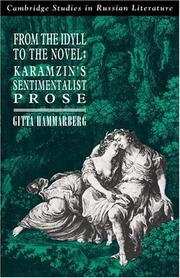 From the Idyll to the Novel by Gitta Hammarberg