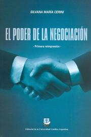 Cover of: El Poder de La Negociacion by Silvana Maria Cerini, Silvana Maria Cerini